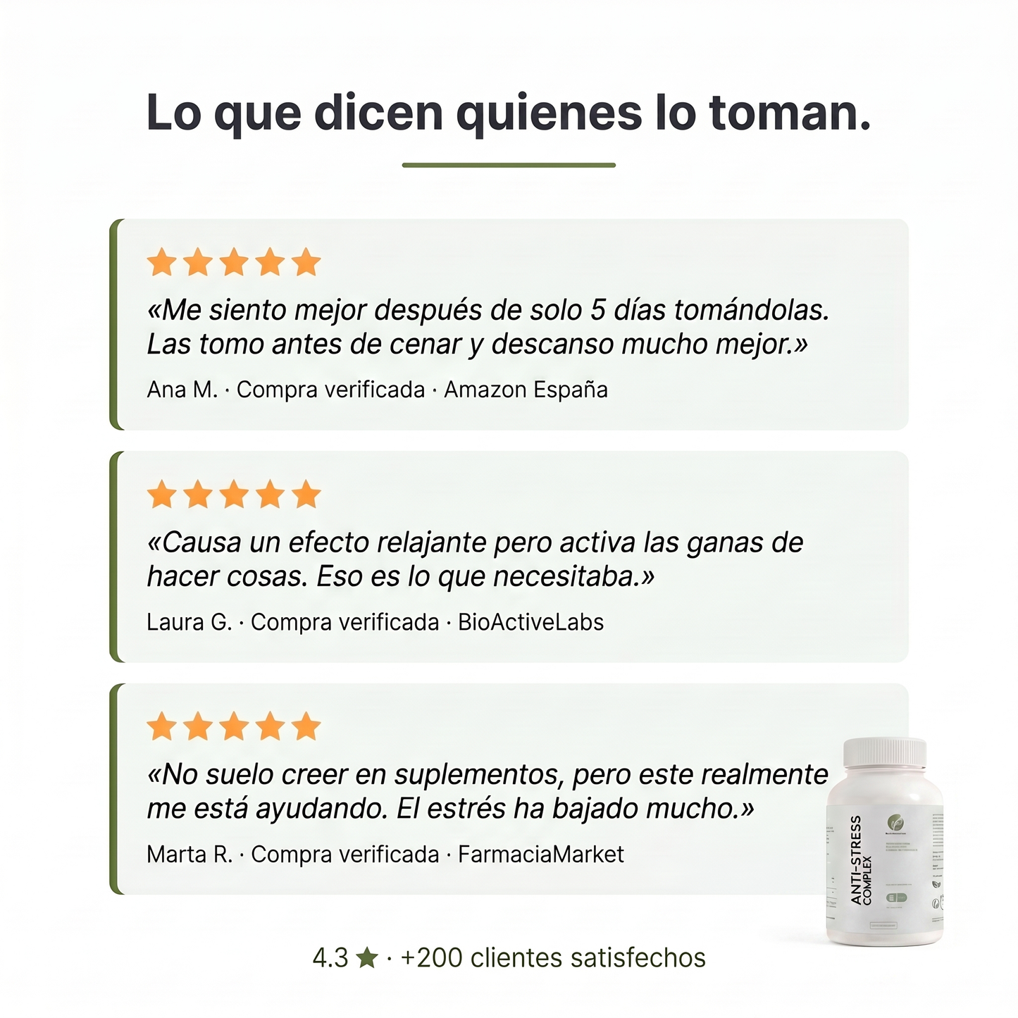 Antistress Complex · Calma, Sueño y Energía 360°