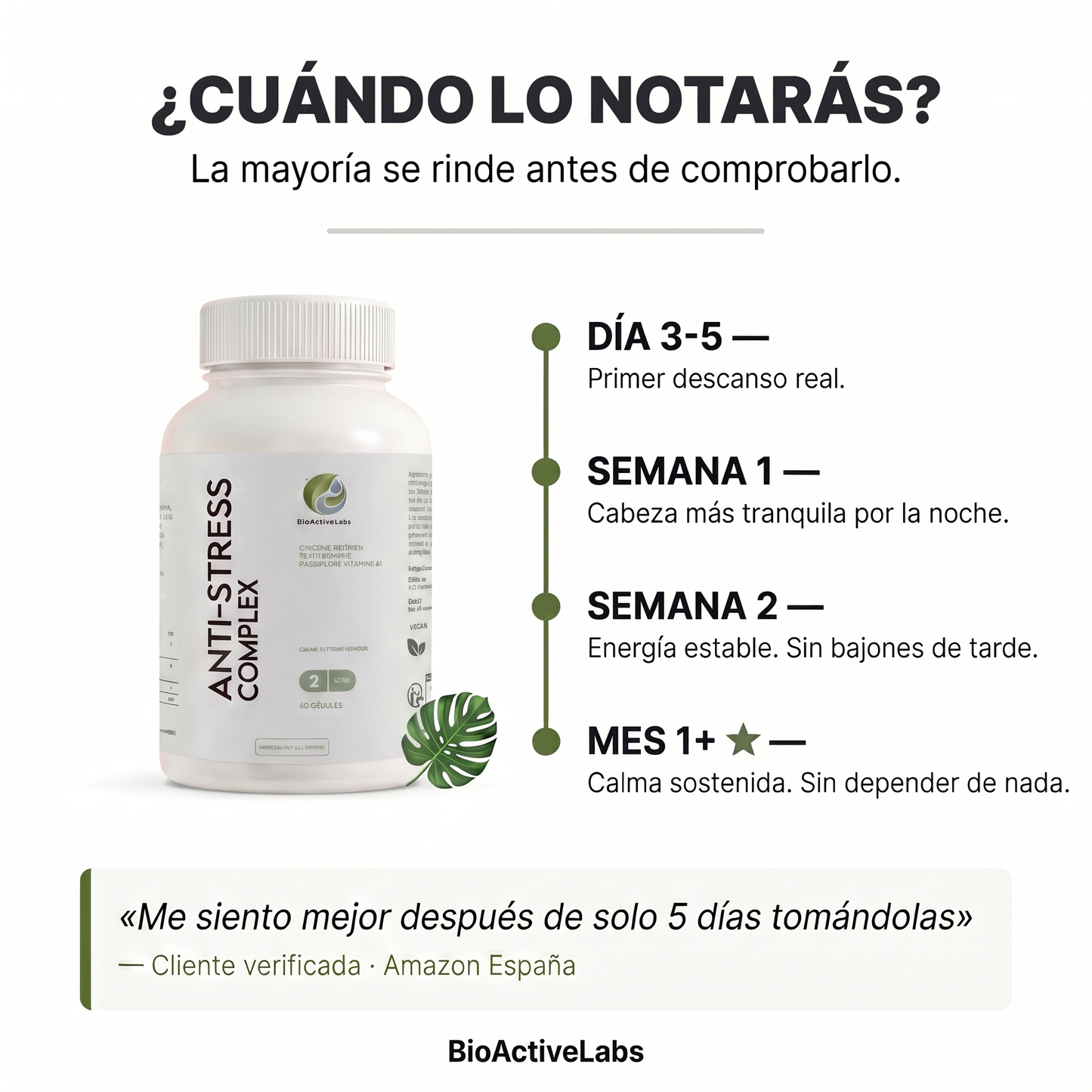 Antistress Complex · Calma, Sueño y Energía 360°