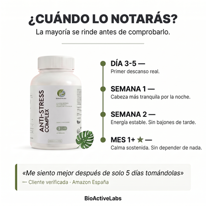 Antistress Complex · Calma, Sueño y Energía 360°
