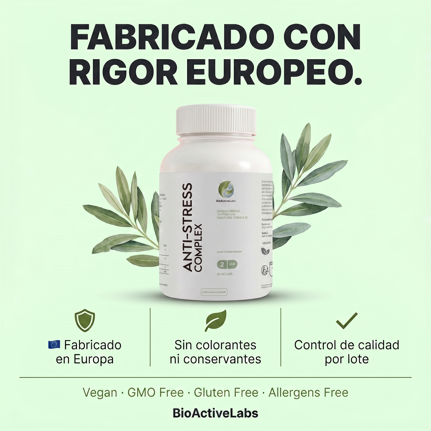 Antistress Complex · Calma, Sueño y Energía 360°