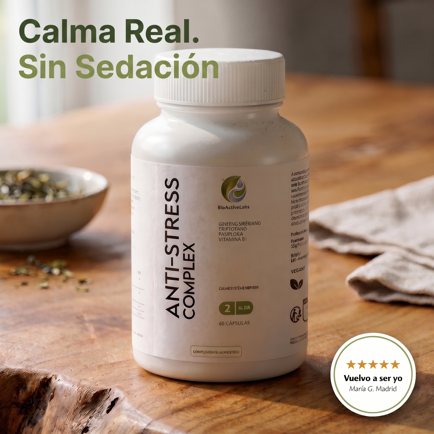 Antistress Complex · Calma, Sueño y Energía 360°