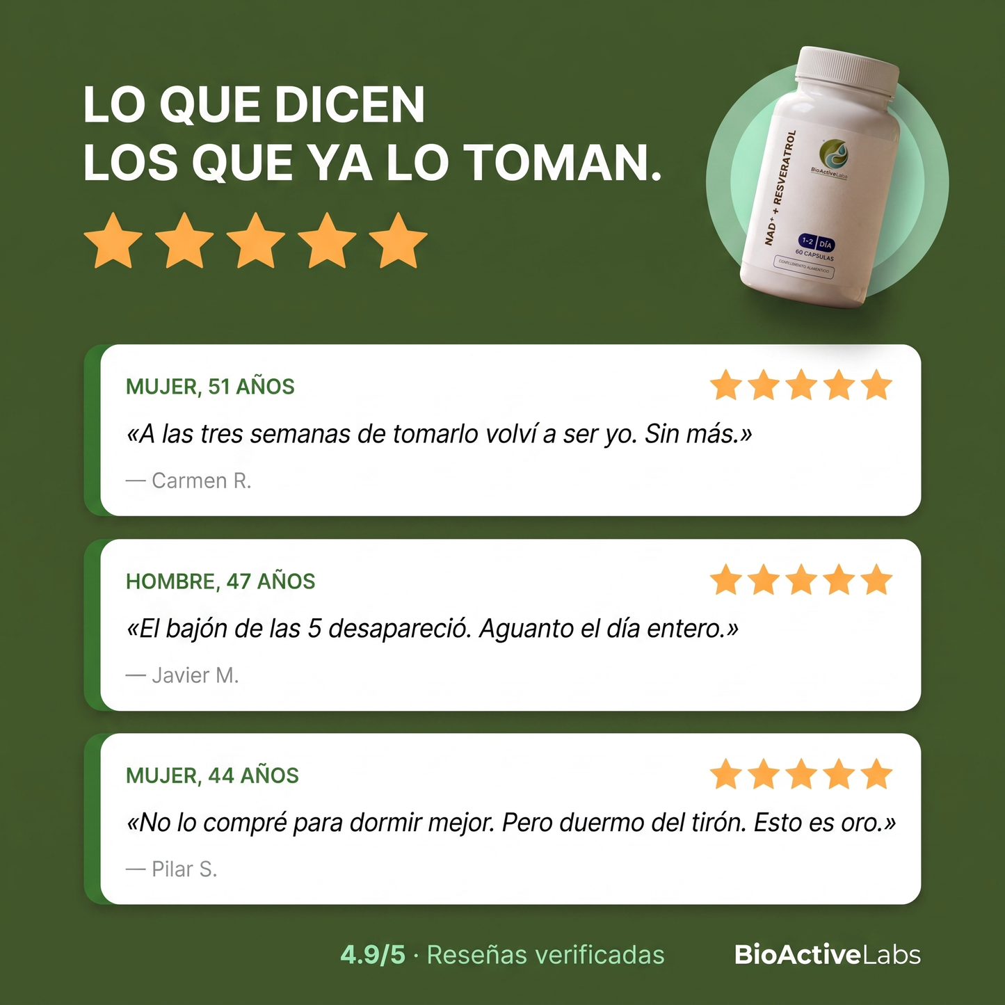 Necesitaba volver a sentirme como antes. Esto fue lo que me ayudo.